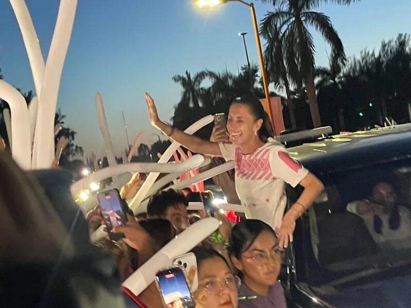 Da la UAT cálida bienvenida a la presidenta Claudia Sheinbaum en el Campus Tampico