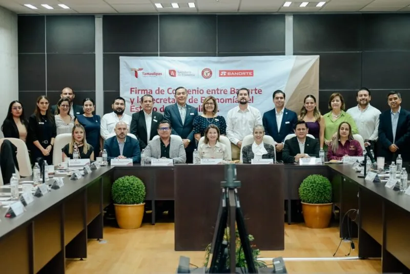 Tamaulipas, primero en formalizar alianza con Banorte en apoyo a las PyMEs