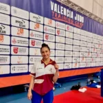 Conquista tamaulipeca Frida Maya bronce en la Super Copa de España de Judo