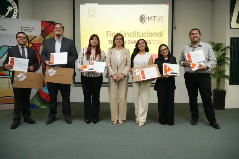 Impulsa la UAT el talento científico con el concurso “Tesis en 3Minutos”
