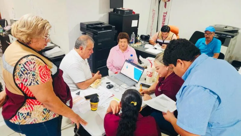 Supervisa SEBIEN entrega de apoyos alimentarios