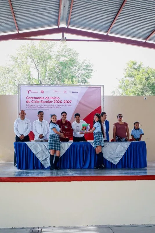 Inaugura titular del Injuve Ciclo Escolar 2026-2027 en Jaumave