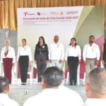 Refrenda secretario de Recursos Hidráulicos compromiso de Tamaulipas con la educación en Díaz Ordaz