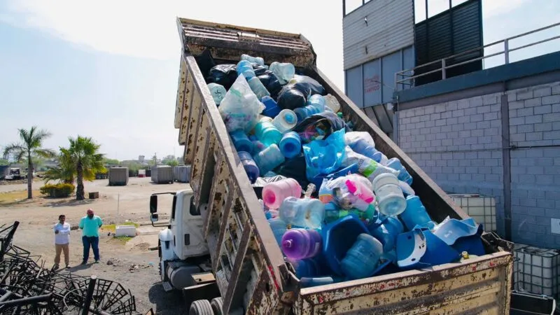 Con la recolección de dos toneladas de plástico, arranca SEDENER la campaña para la Economía Circular en Tamaulipas