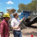 Reduce SEDUMA los riesgos sanitarios y ambientales con trituración de llantas en Reynosa