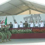 Américo preside desfile cívico-militar por el 216 aniversario de la Independencia de México