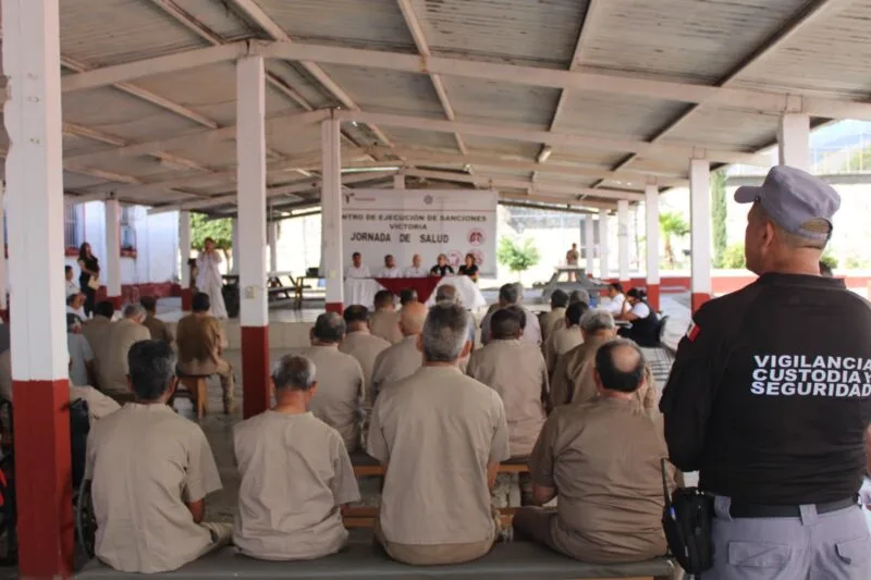 Realiza CEDES Victoria brigada de salud integral a personas privadas de la libertad