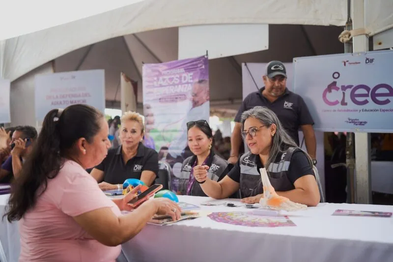 DIF Tamaulipas reanuda las brigadas Transformando Familias con atención integral en Jiménez
