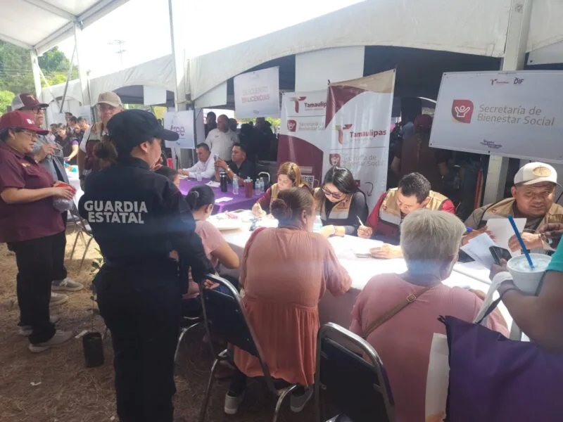 Acerca Guardia Estatal sus servicios a las familias de Jiménez a través de la Brigada Transformando Familias del DIF Tamaulipas