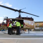 Trasladan a paciente de Matamoros en ambulancia aérea al Hospital Regional de Alta Especialidad