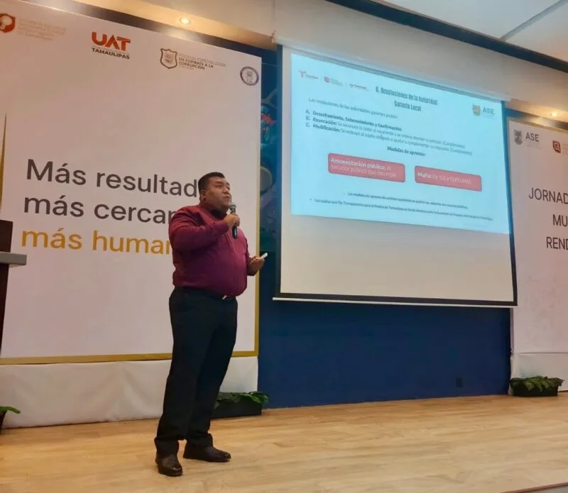 Realizan Jornada de Profesionalización Municipal en materia de Rendición de Cuentas, en Tampico