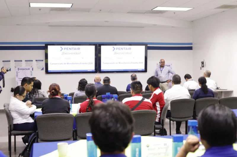 Concluyen estudiantes de la UTTN participación en Campeonato Lean Manufacturing de Pentair 2026