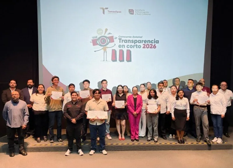 Premian a ganadoras y ganadores del III Concurso Estatal Transparencia en Corto 2026