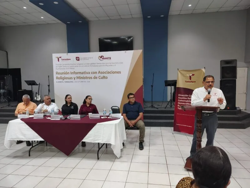 Suma Tamaulipas a organizaciones religiosas en la atención a familias con vínculo migrante