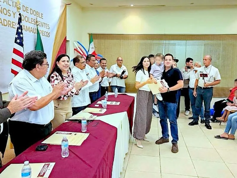 Brinda Tamaulipas certeza jurídica a niñas, niños y adolescentes con doble nacionalidad en El Mante