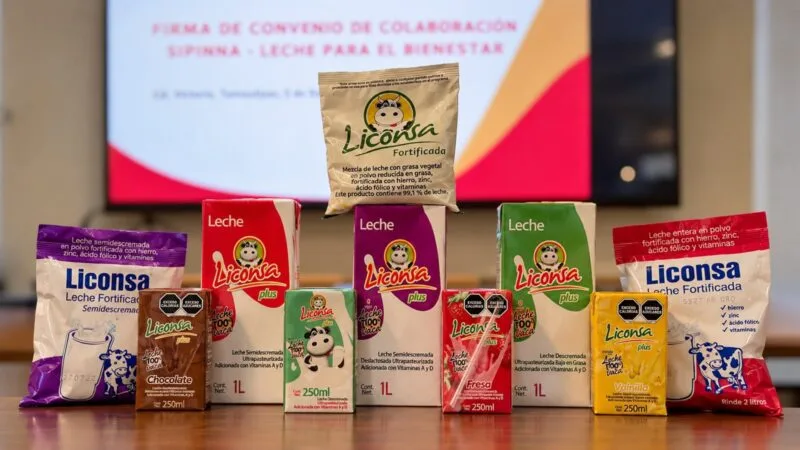 Sellan Leche del Bienestar y SIPINNA compromiso con la niñez