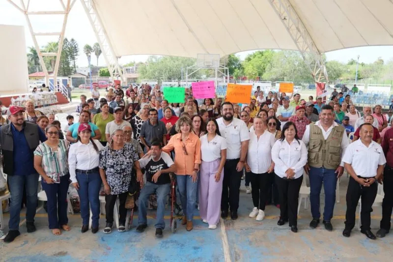 Entrega SEBIEN apoyos sociales en San Fernando