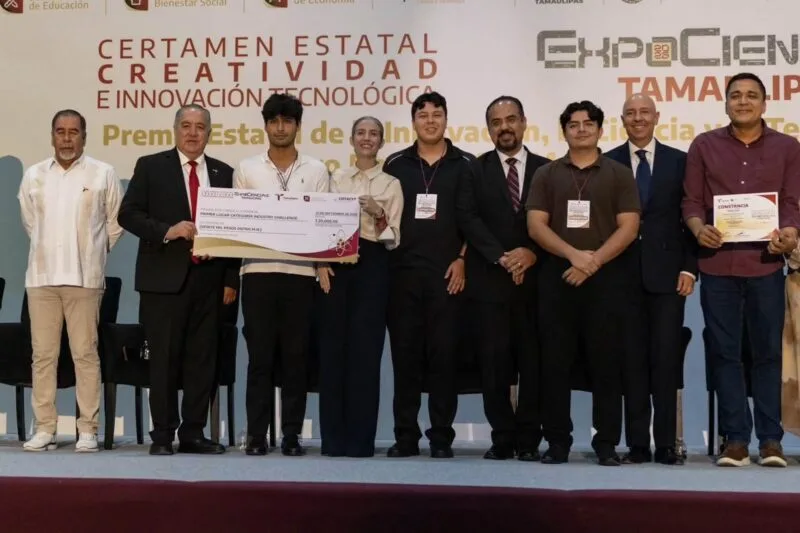 Del aula a la industria: jóvenes tamaulipecos desarrollan soluciones tecnológicas innovadoras