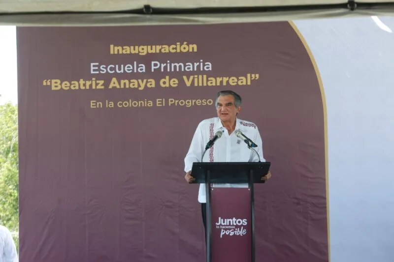 Inauguración de nueva primaria en Nuevo Laredo fortalece educación humanista: Américo