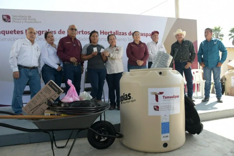 Fortalece Gobierno de Tamaulipas, la seguridad alimentaria con huertos de traspatio