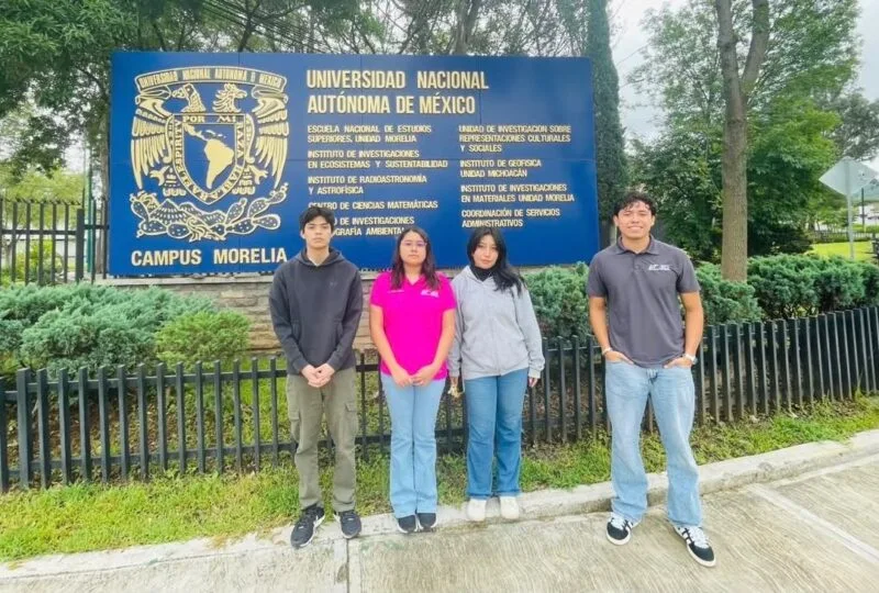 Amplían estudiantes de la UT Nuevo Laredo sus conocimientos científicos mediante una estancia en la UNAM