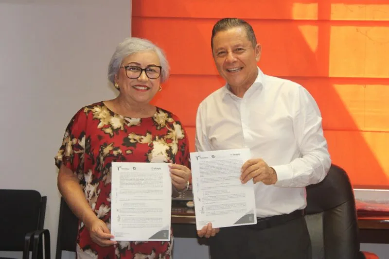 Formalizan ITAVU y Ayuntamiento de Aldama, acciones para brindar vivienda digna a familias de este municipio