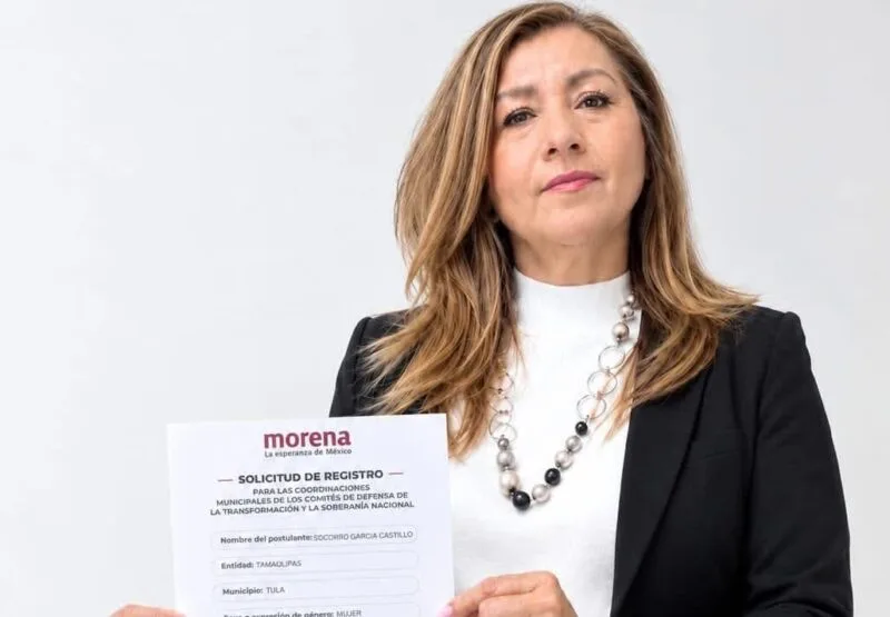 Socorro García registra su participación en Morena; aporta experiencia en atención a migrantes y trabajo comunitario