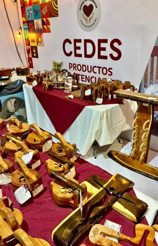 Invita SSPT a visitar el stand de artesanías elaboradas en los CEDES de Tamaulipas