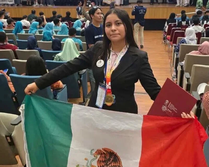Conquista estudiante tamaulipeca medalla de oro en certamen internacional de ciencia y tecnología